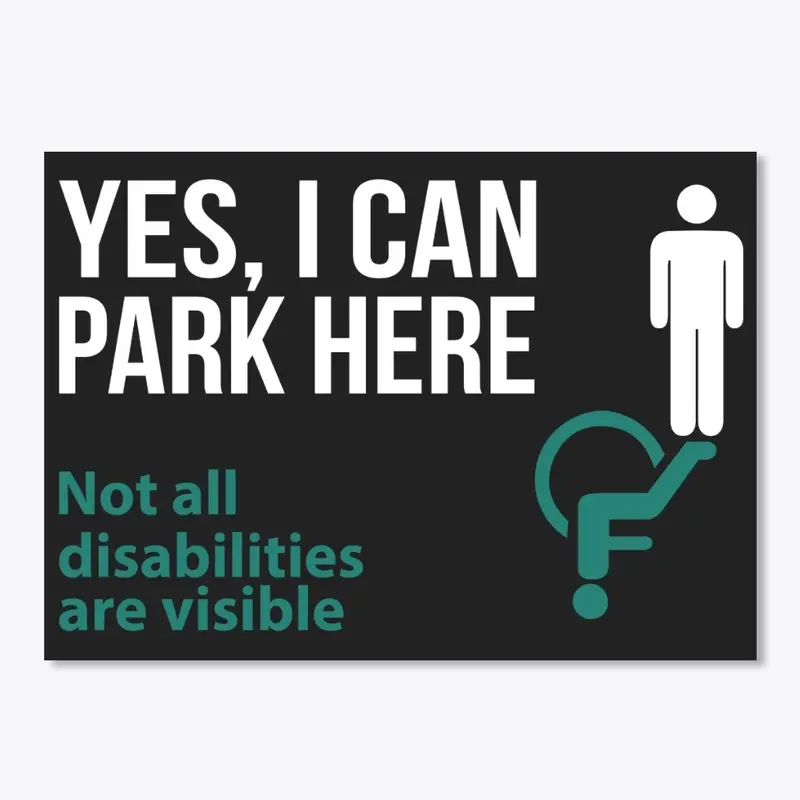 Disability Parking Bumper Sticker